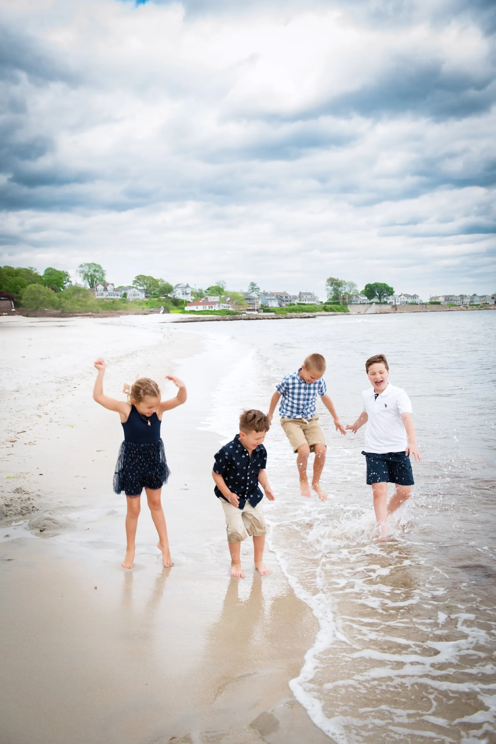 Chasing Waves and Making Memories: A Joyful Beach Session